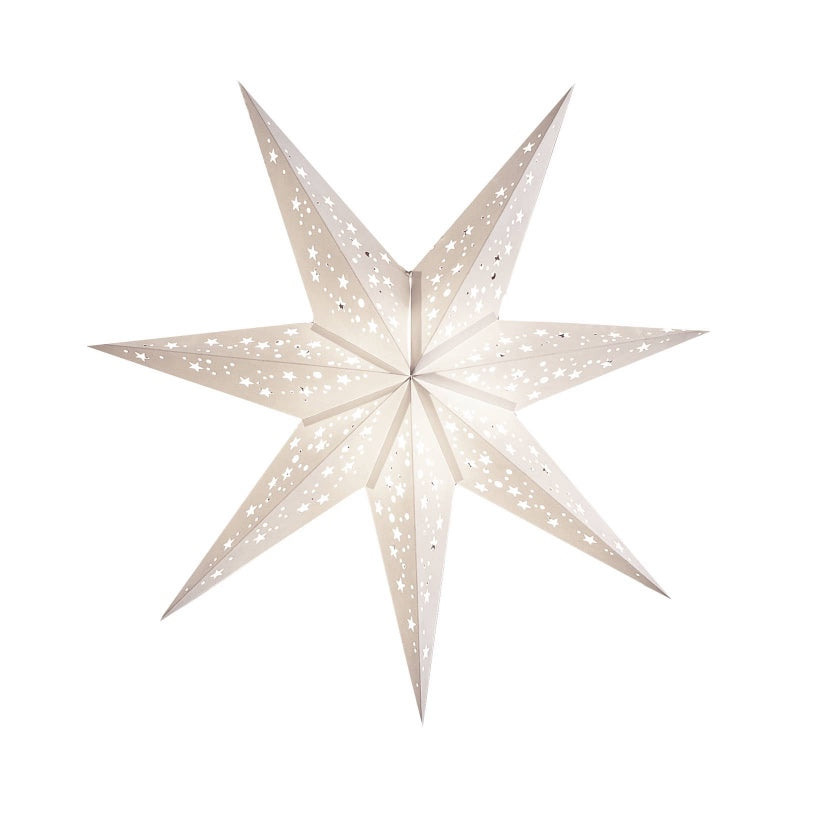 Paper Star : WHITE (7-point)