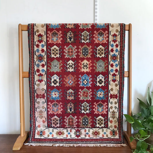 LEWIS | Vintage Hand-knotted Rug | 2.7 x 4.8