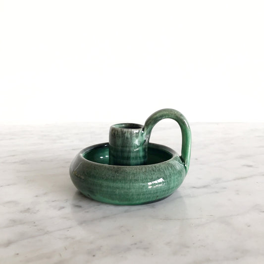 Green Ceramic Candle Holder, Canada
