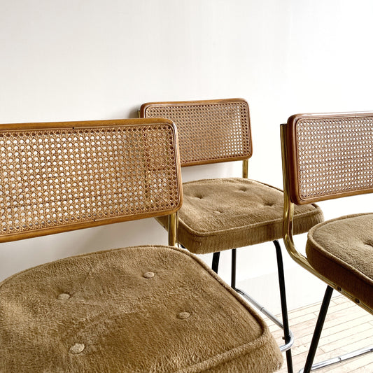 Set of 3 Vintage MCM Bar Stools