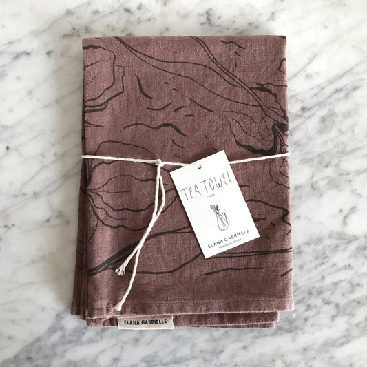 Iris Linen Tea Towel