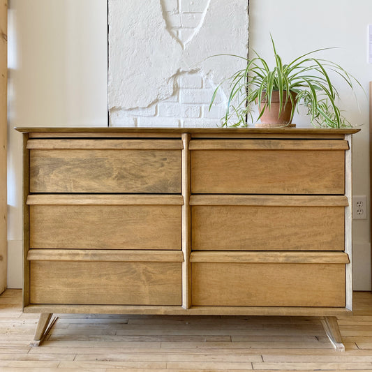 Vintage Mid-Century 6-Drawer Dresser