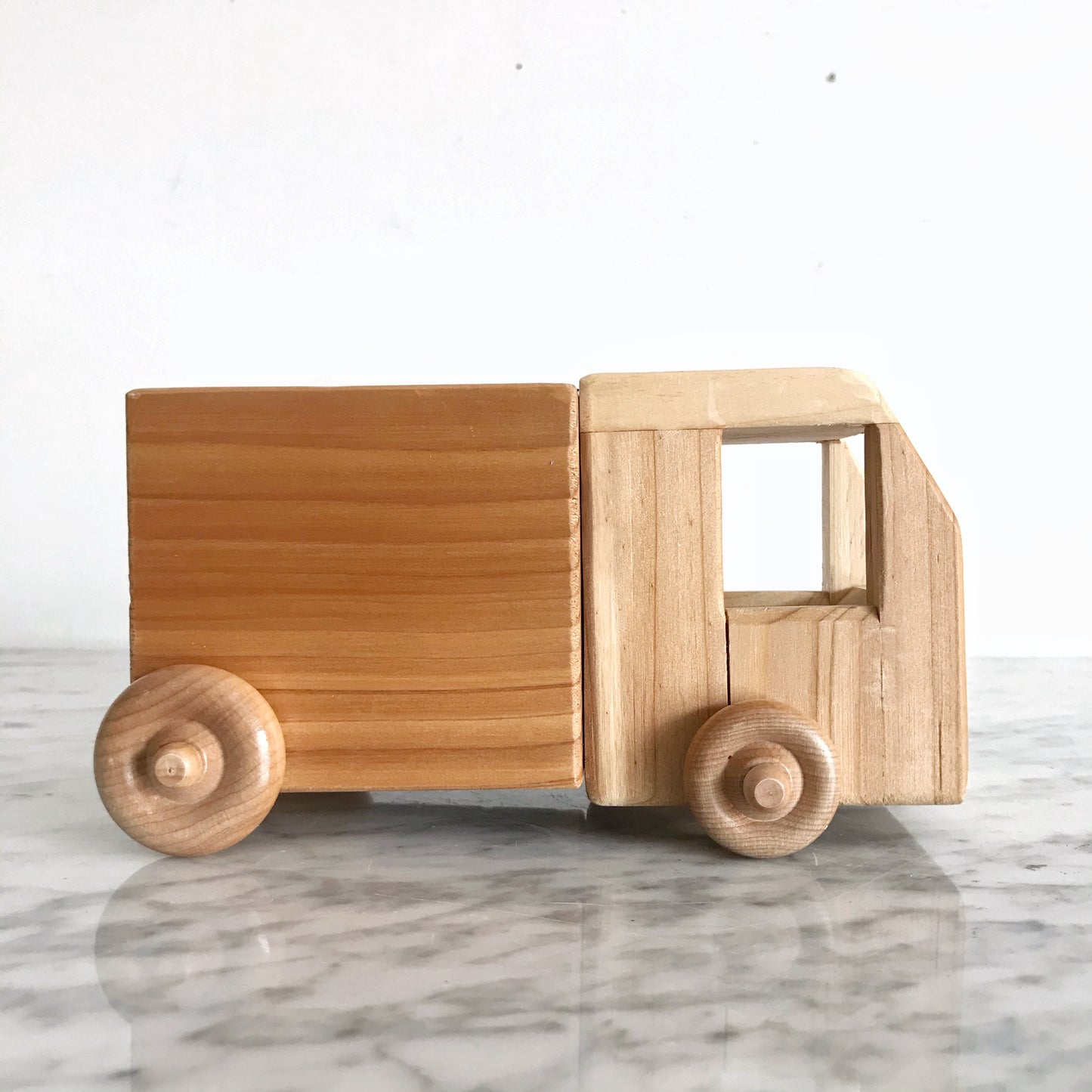 Handcrafted Wooden Truck Coin Bank