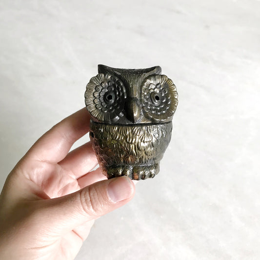 Vintage Owl Incense Burner, Japan
