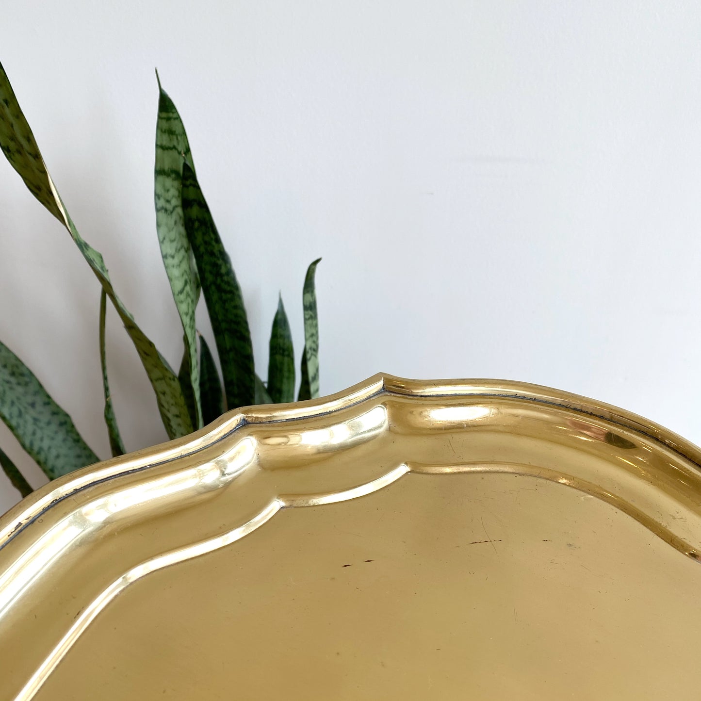 Vintage Decorative Brass Tray