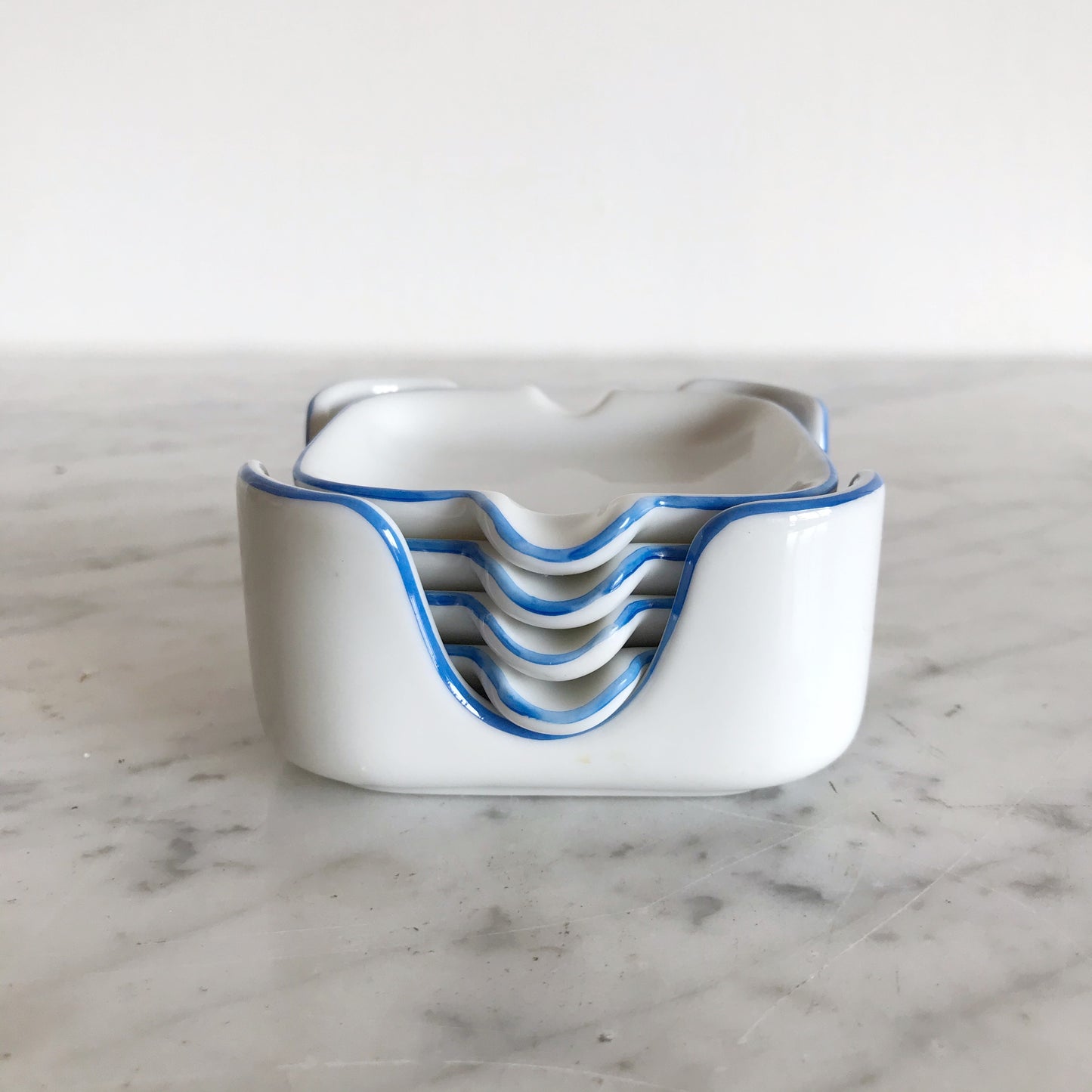 Set of Vintage Porcelain Ashtrays