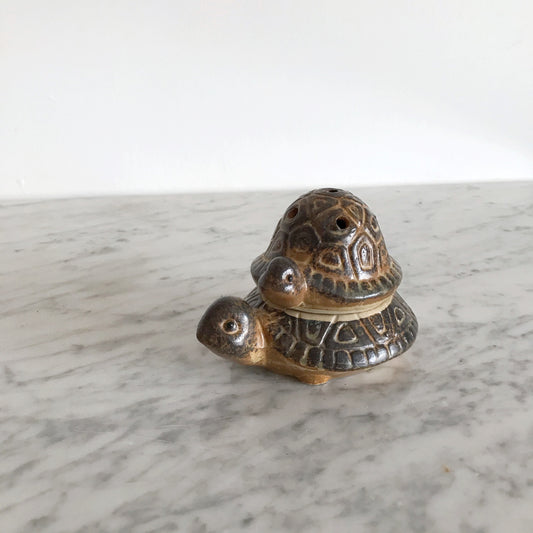 Vintage Ceramic Stacked Turtle Incense Burner
