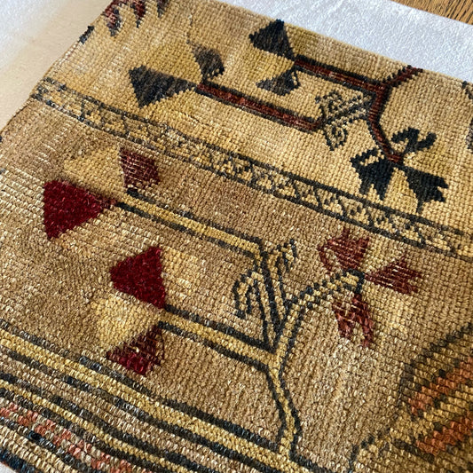 Hand-knotted Turkish Pillow Cover (14x14)