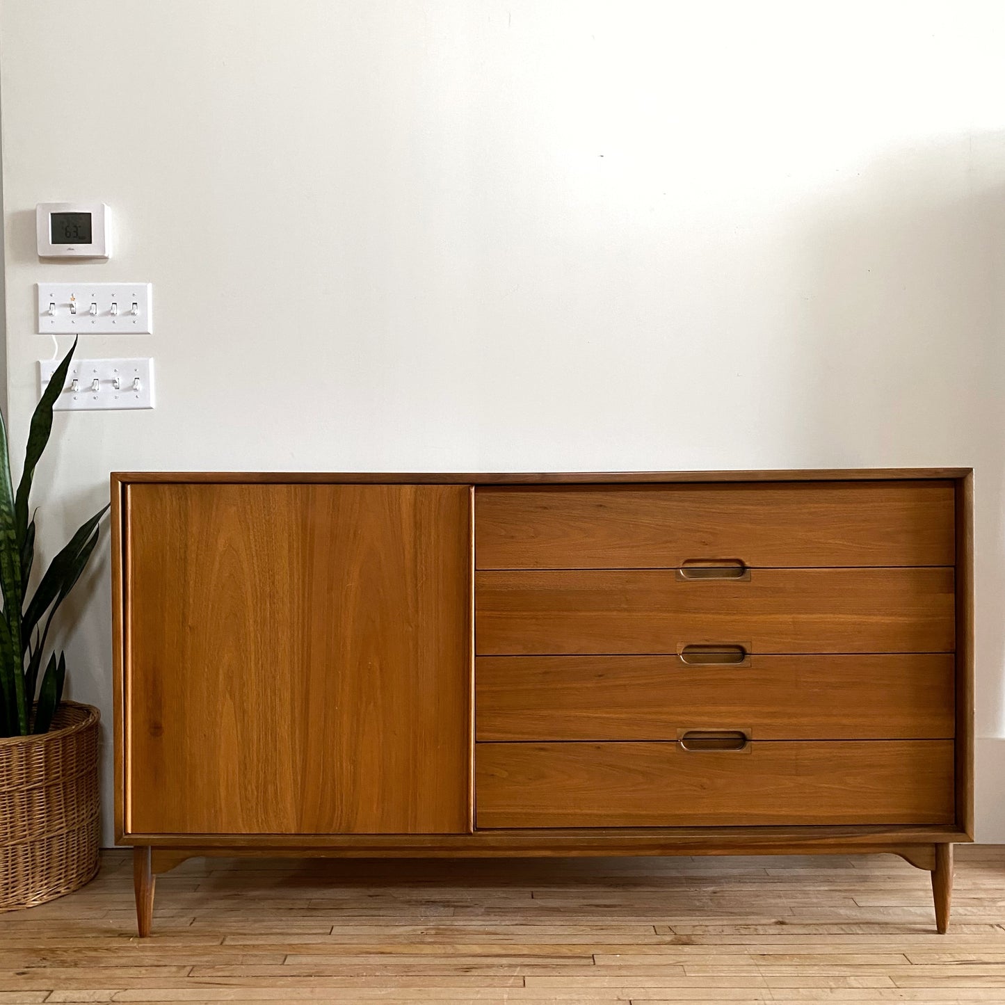 Vintage 1950's Credenza, John Keal for Brown Saltman