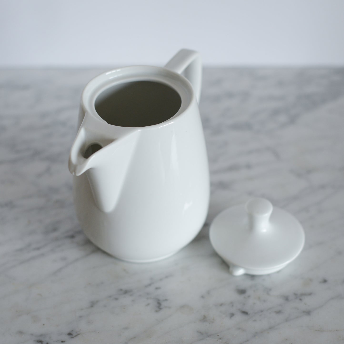Melitta White Porcelain Coffee Carafe, Germany