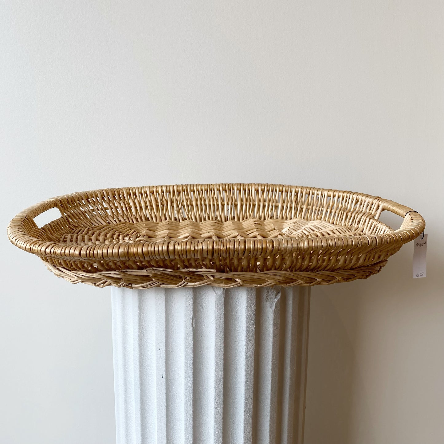 Vintage Woven Wicker Tray