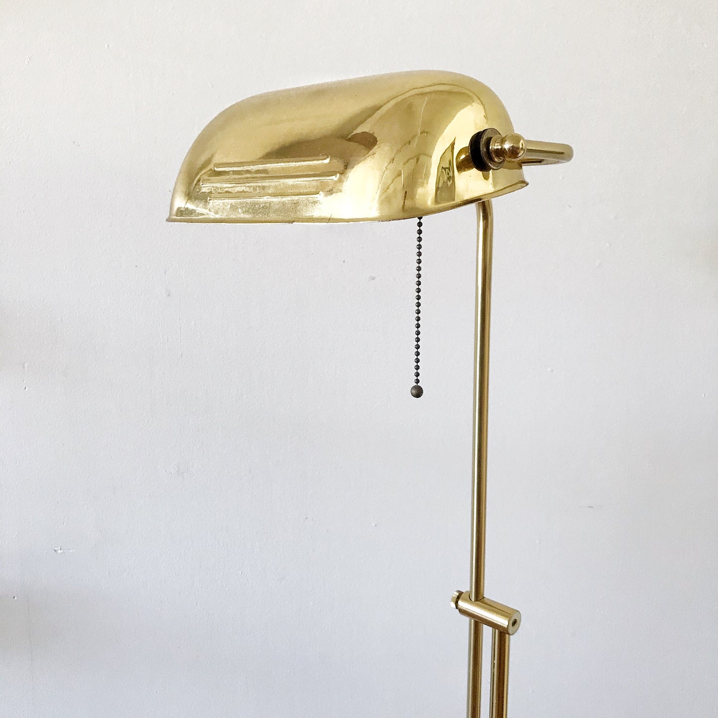 Vintage Brass “Library” Floor Lamp