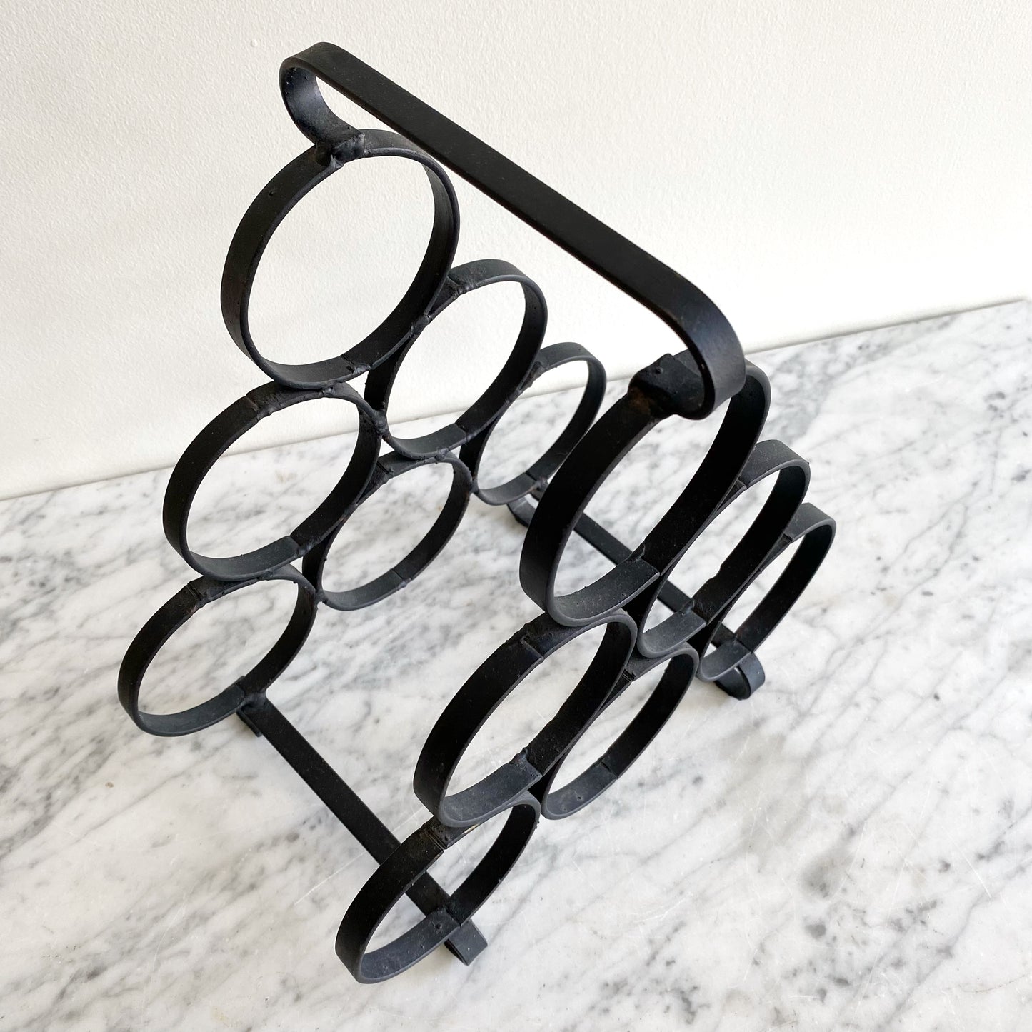 Vintage Iron Wine Rack