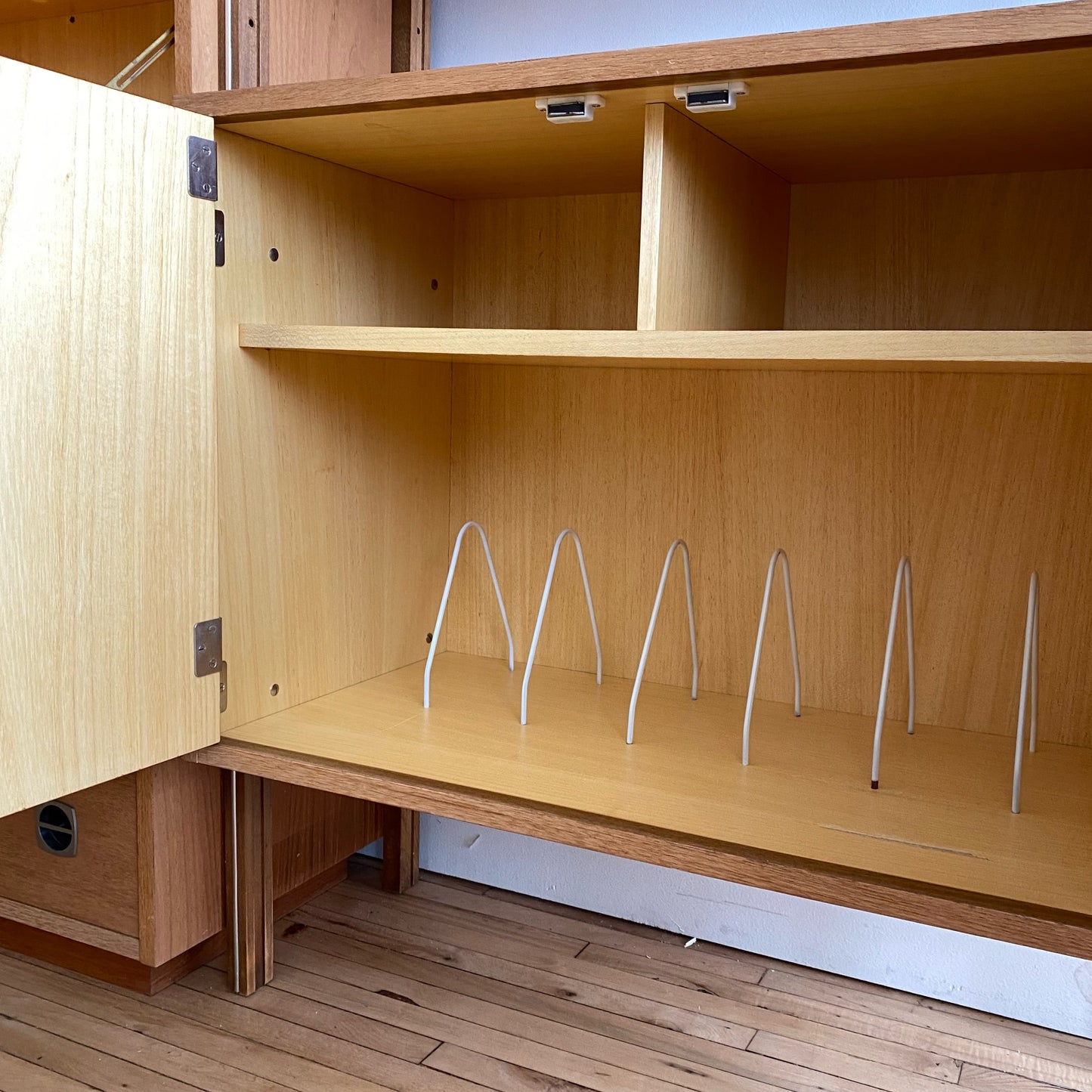 Vintage Modular Teak Desk Wall Unit