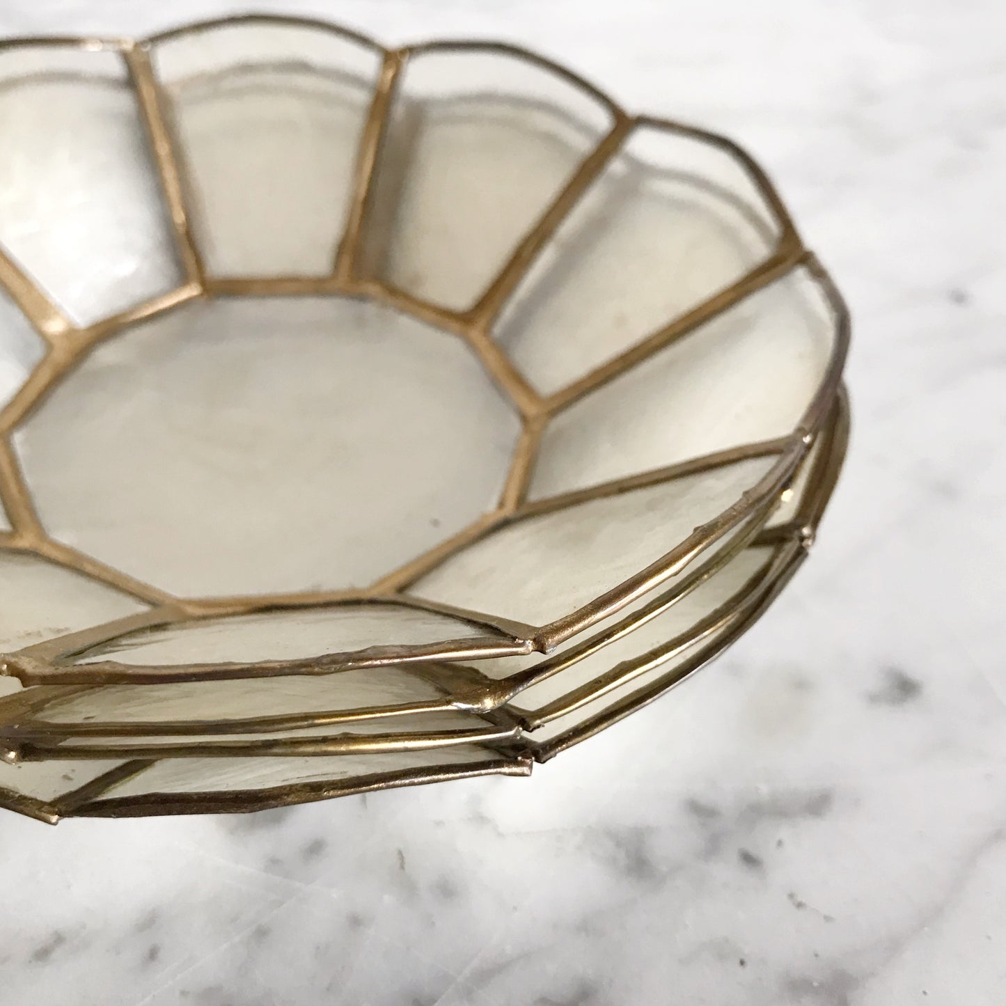 Set of 4 Vintage Shell Dishes