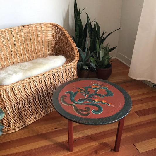 Vintage Hand-painted Folding Table