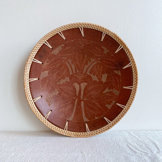Vintage Decorative Clay Plate