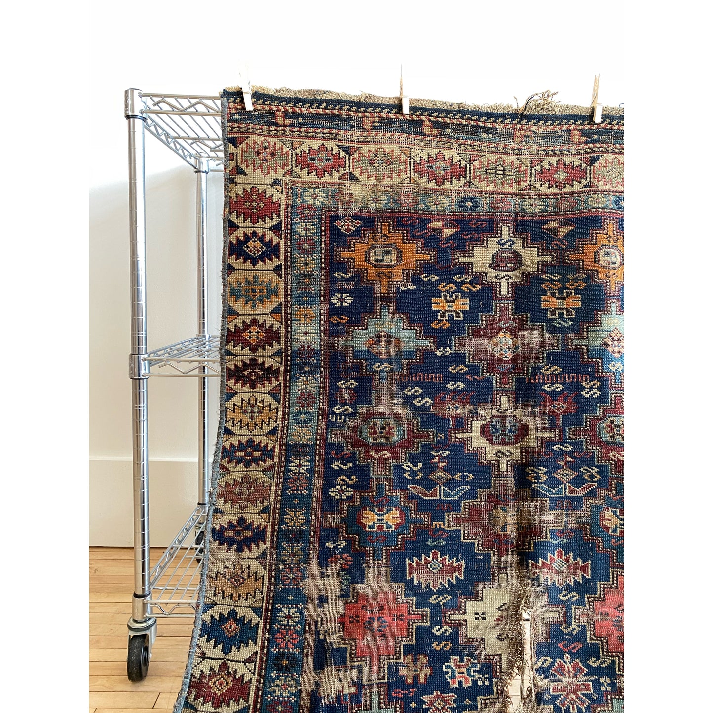 Antique Hand-knotted Persian Rug (5' x 3' 4")