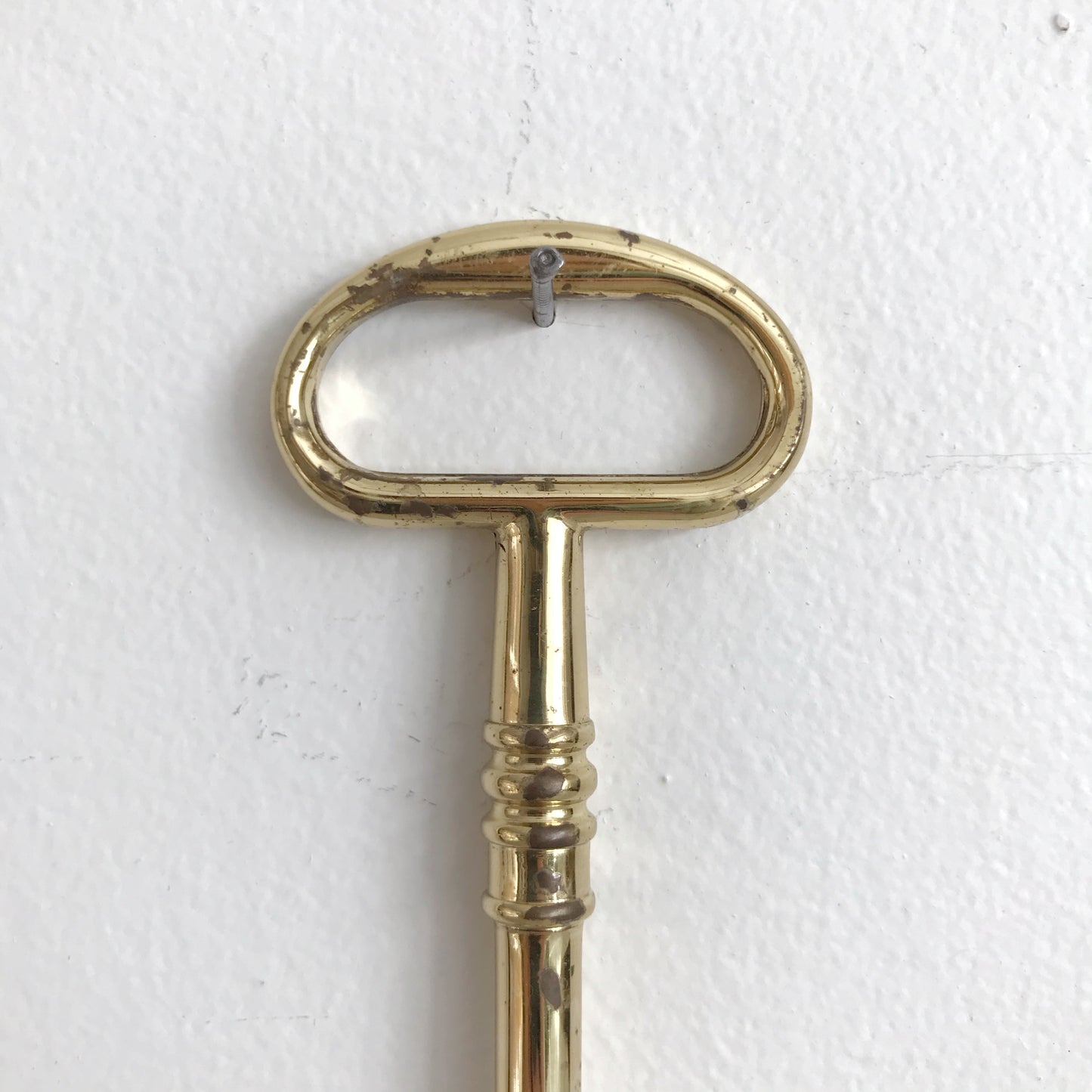 Large Vintage Brass Skeleton Key