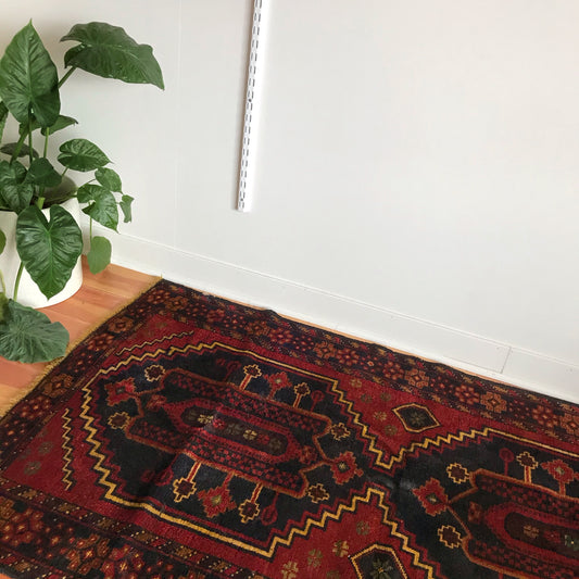 “ROXY” Antique Hand-knotted Rug (3.4 x 6.2)