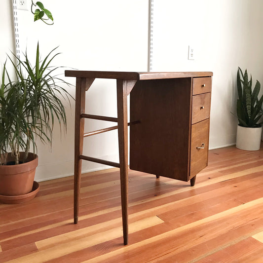Petite Vintage MCM Writing Desk