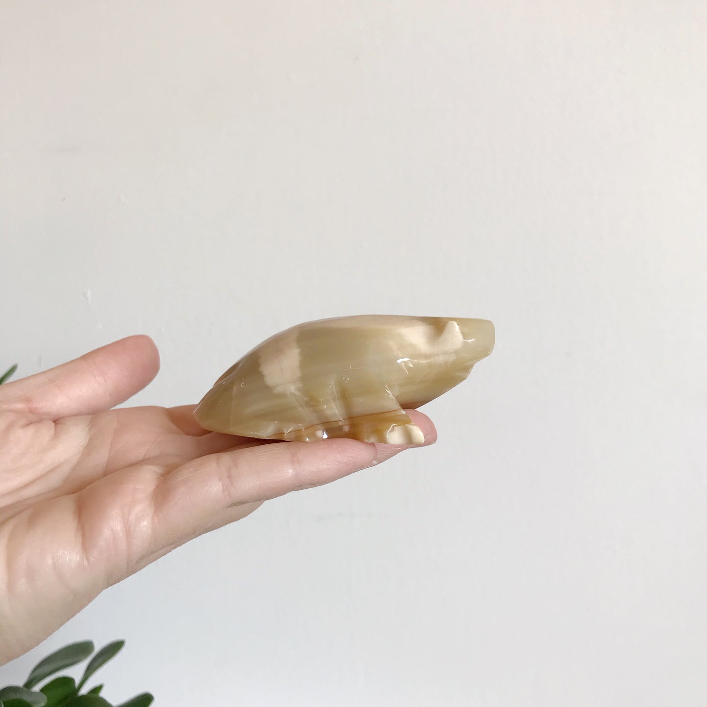 Vintage Carved Stone Frog