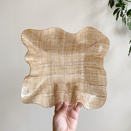 Vintage Ruffled Bowl