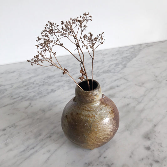Vintage Studio Pottery Vase, 4.25”