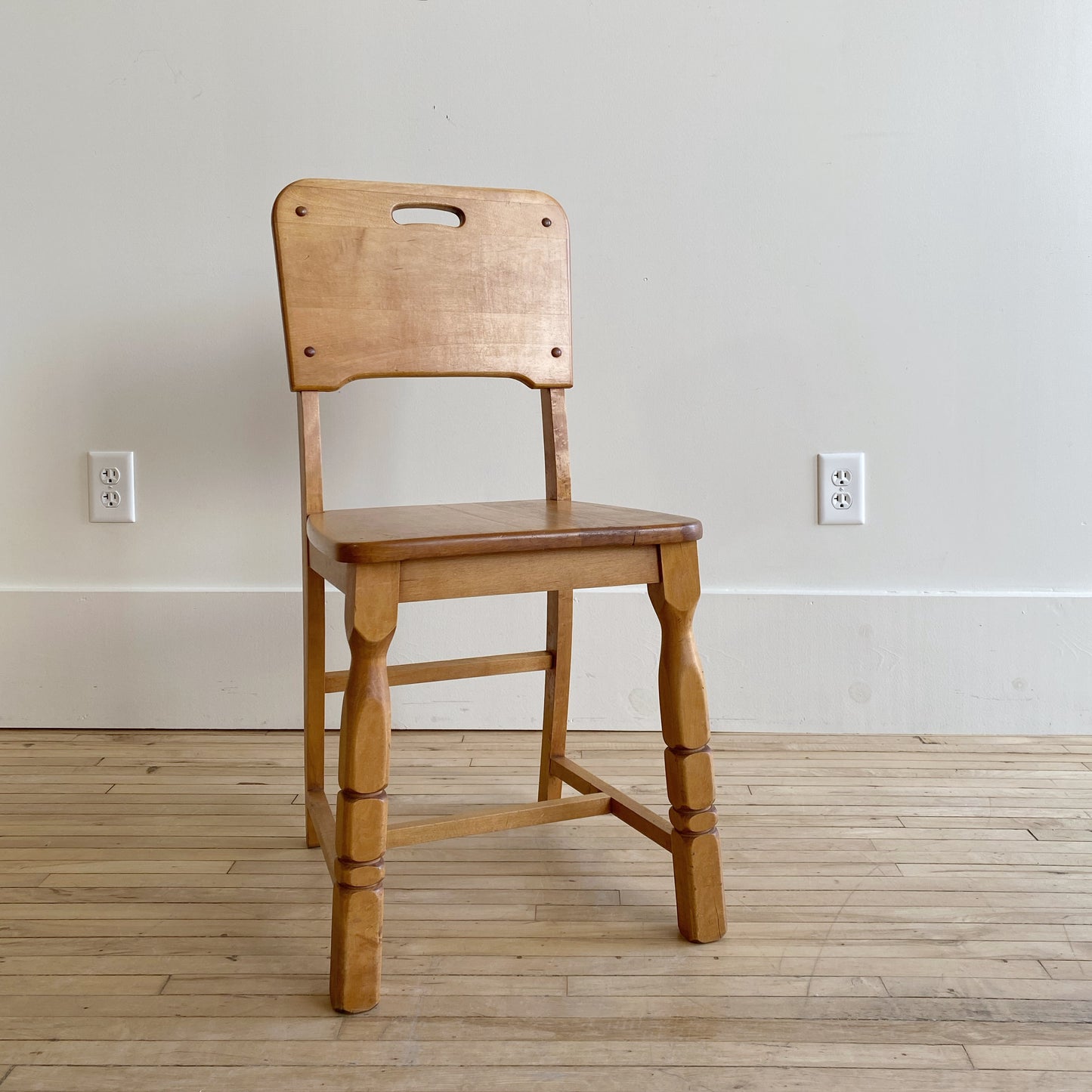(Single) Vintage Wood "Folk" Chair, Choose