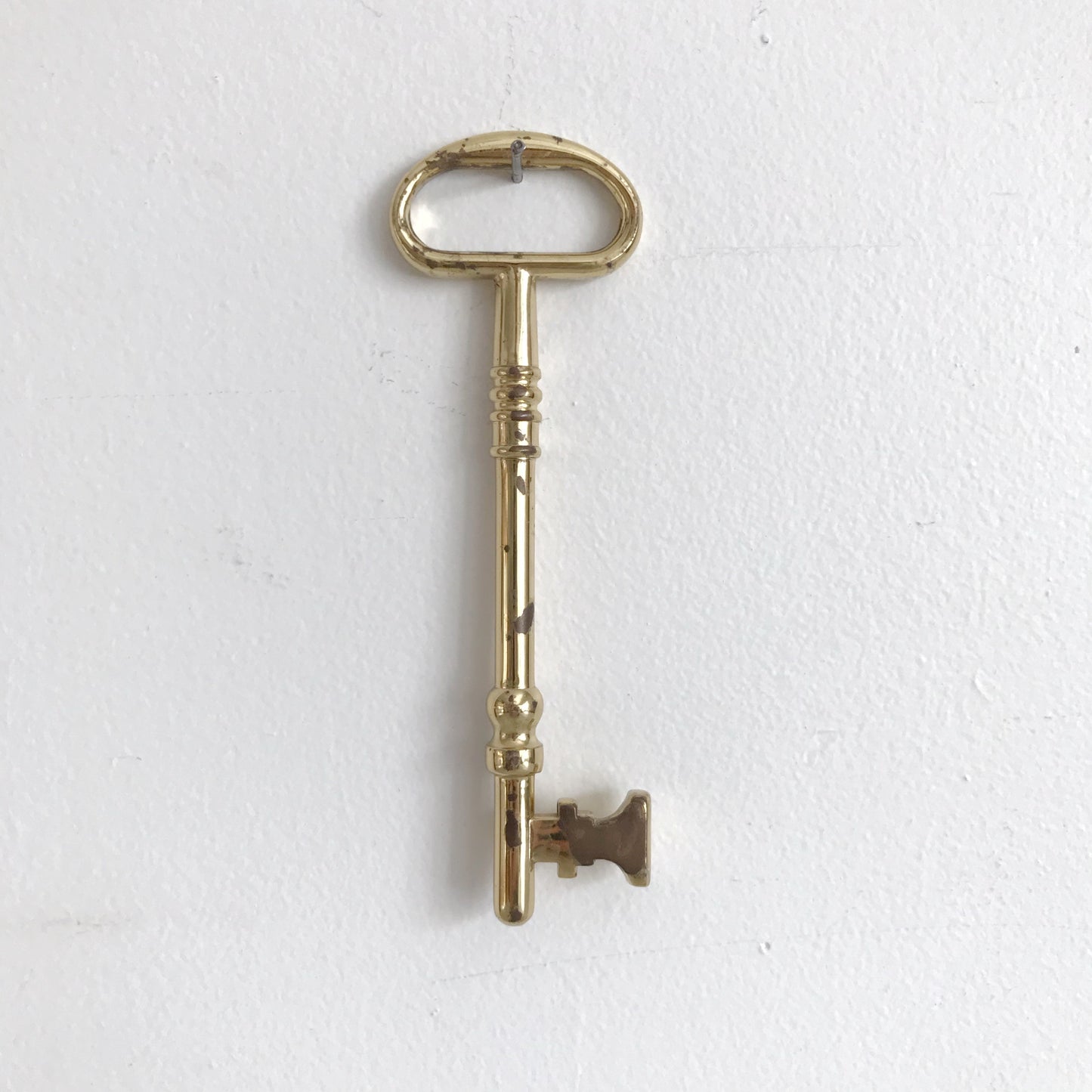 Large Vintage Brass Skeleton Key