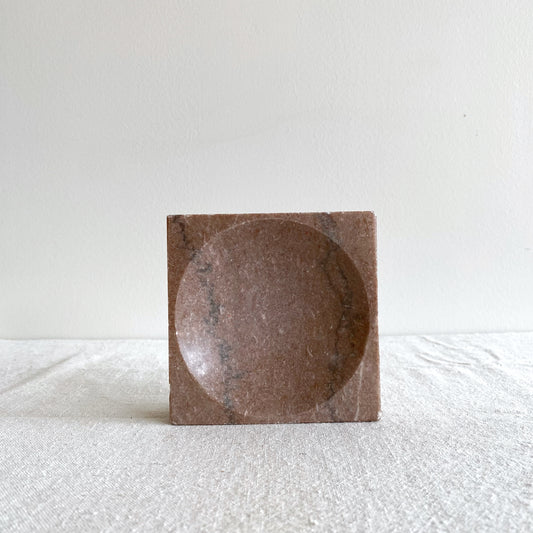 Vintage Marble Ashtray / Catchall / Dish
