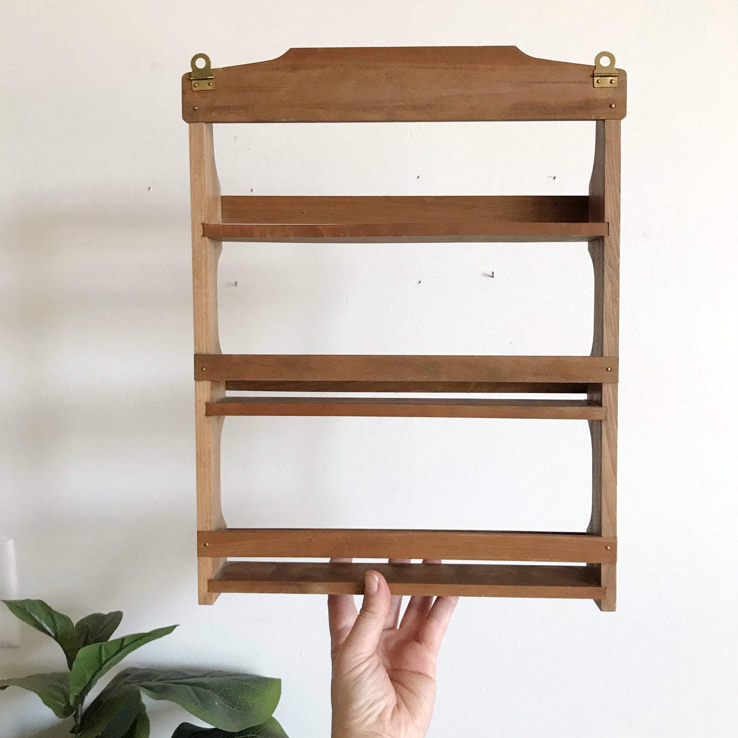 Vintage Wooden Shelf / Rack