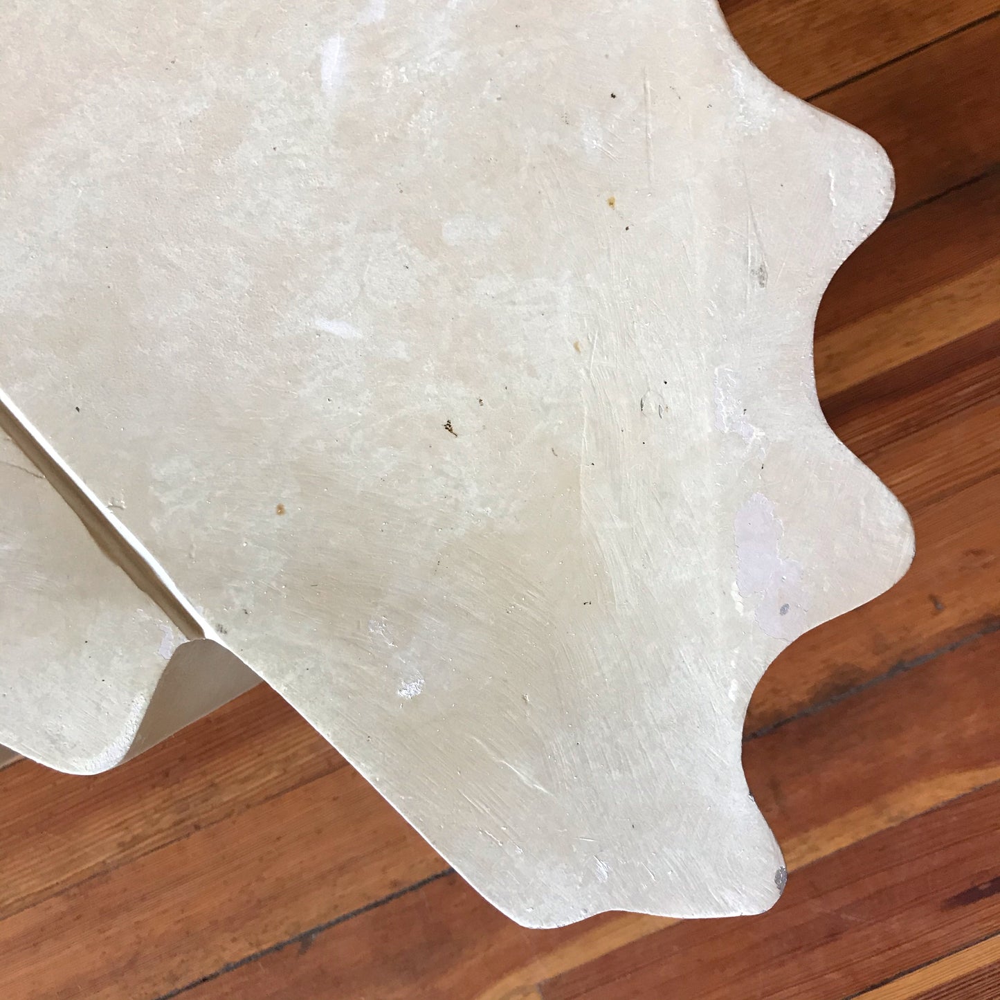 Vintage Sculptural Faux-Stone Coffee Table