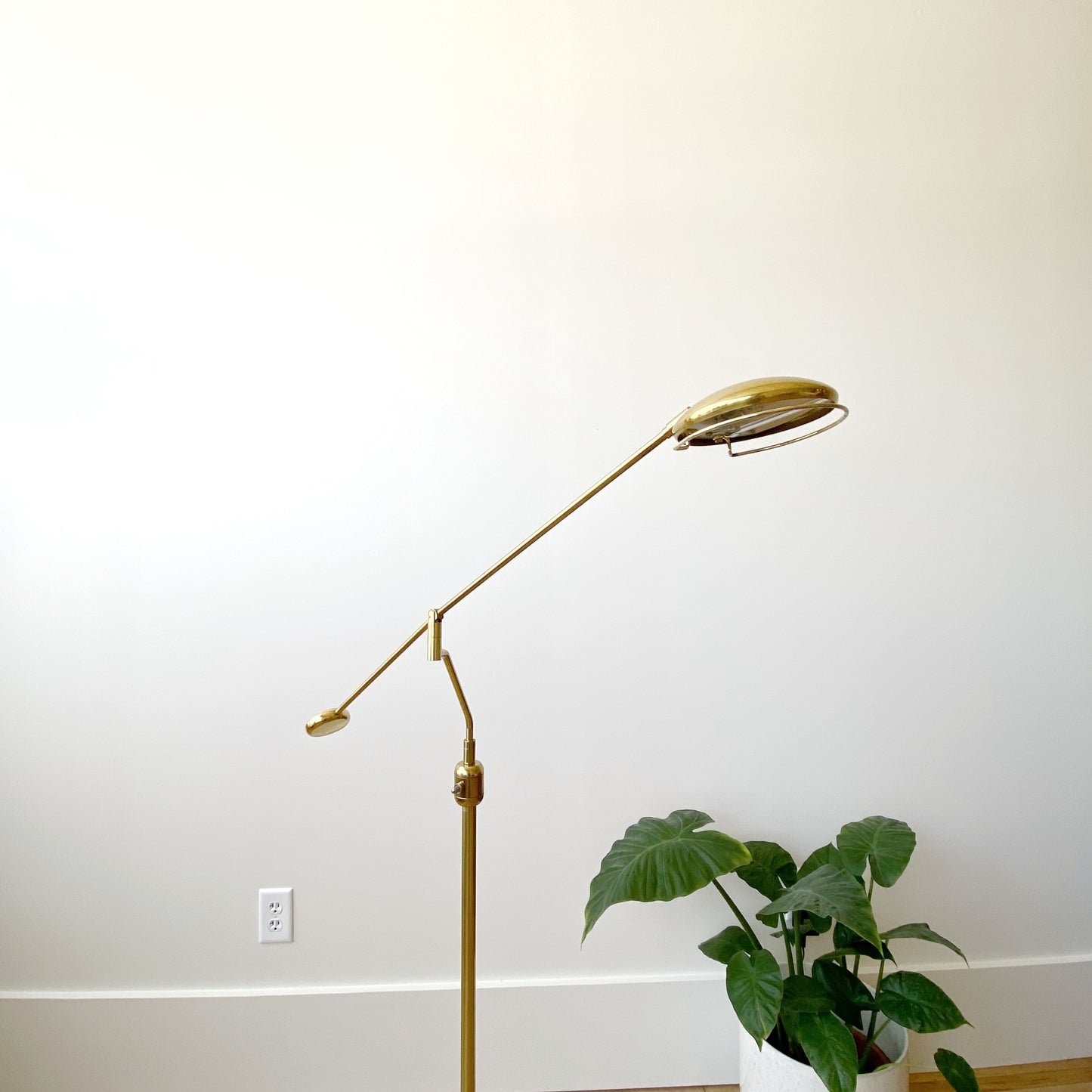 Vintage Gold Articulating Floor Lamp