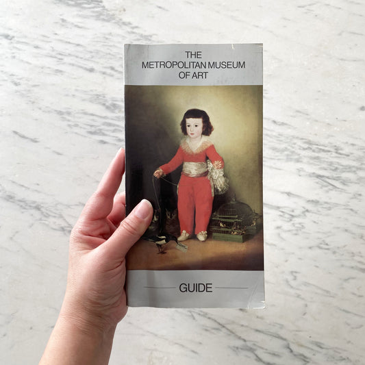 Book: Metropolitan Museum of Art (Guide), 1983