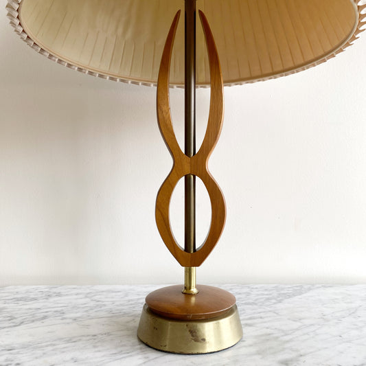 Vintage MCM Table Lamp with Shade