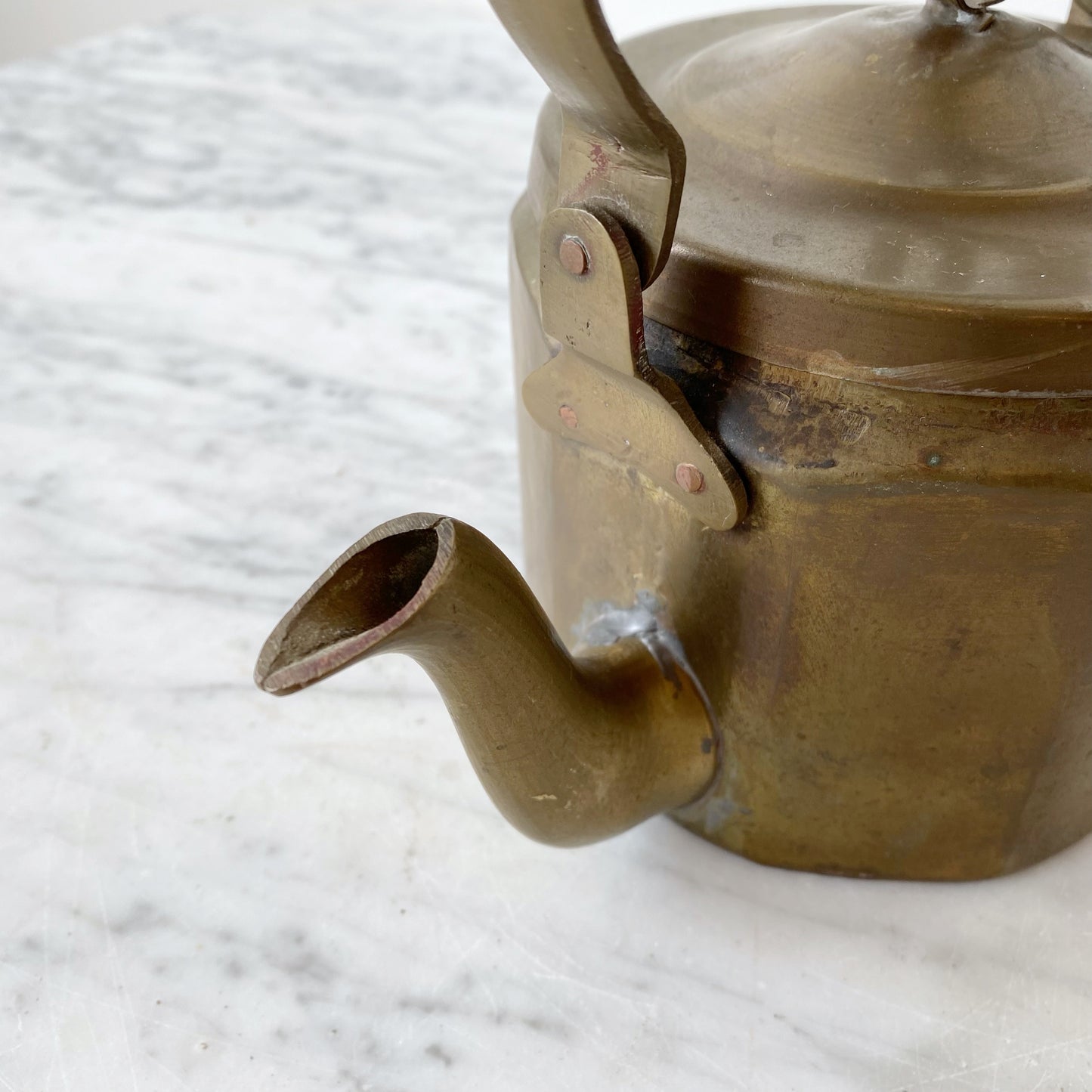 Vintage Brass Plated Teapot