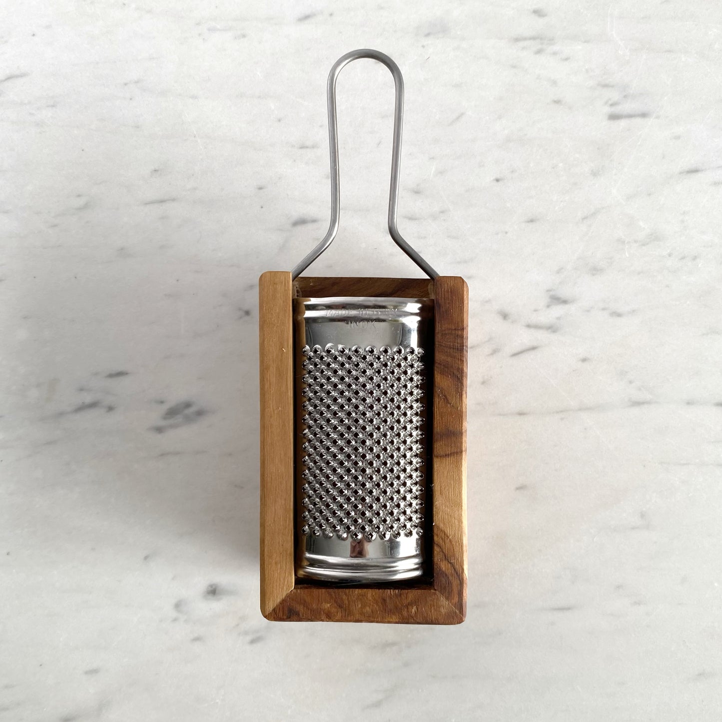 Found Olivewood Box Grater, Italy
