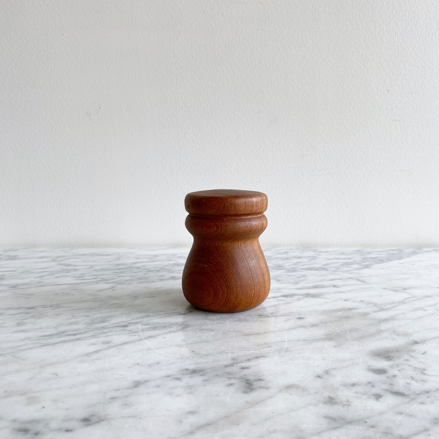 Vintage MCM Turned Walnut Shaker