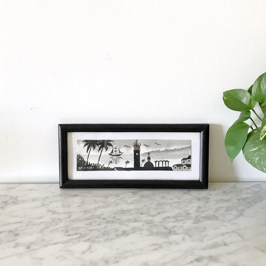 Art: Black Brush Painting