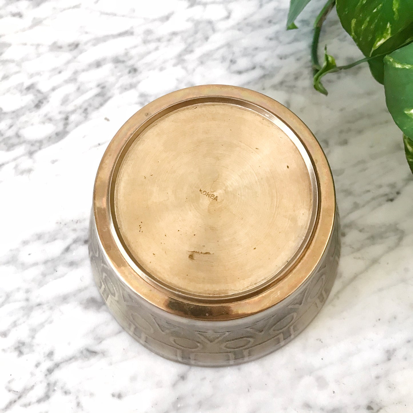 Heavy Brass Container / Planter