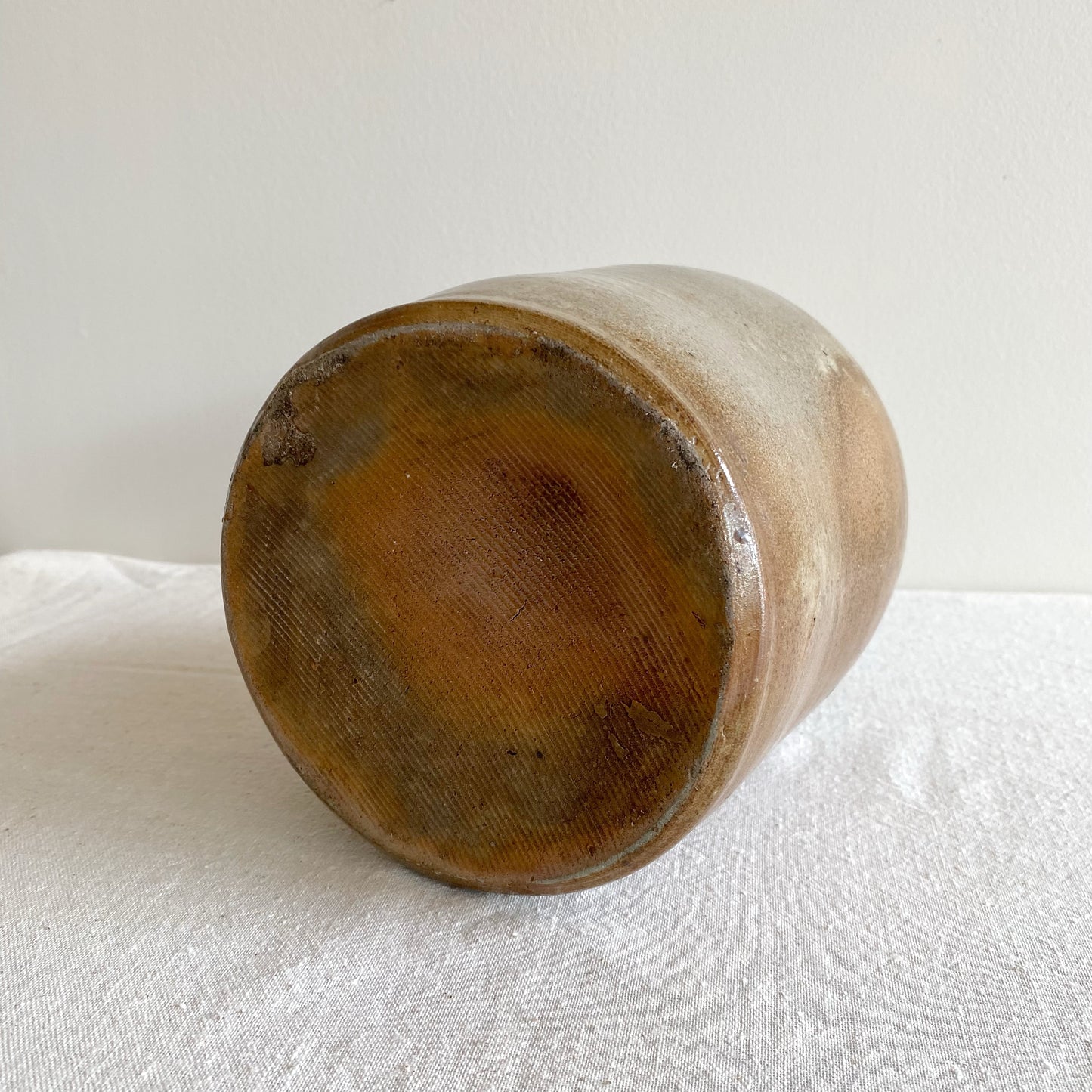 Vintage Stoneware Jug, 9.25”