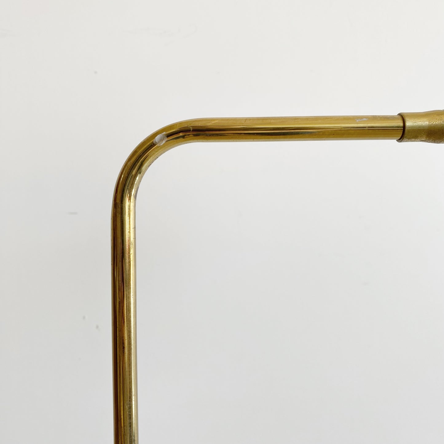 Vintage Brass Shell Floor Lamp