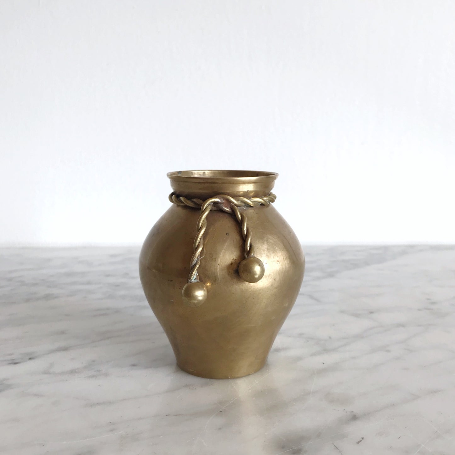 Small Vintage Brass Vase