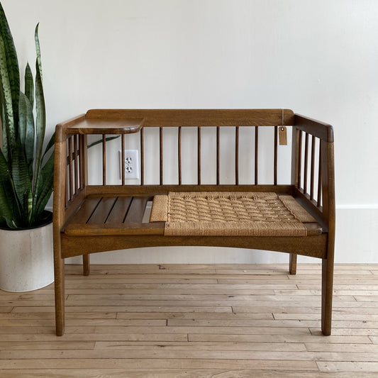 1950's Vintage “Telephone Bench”