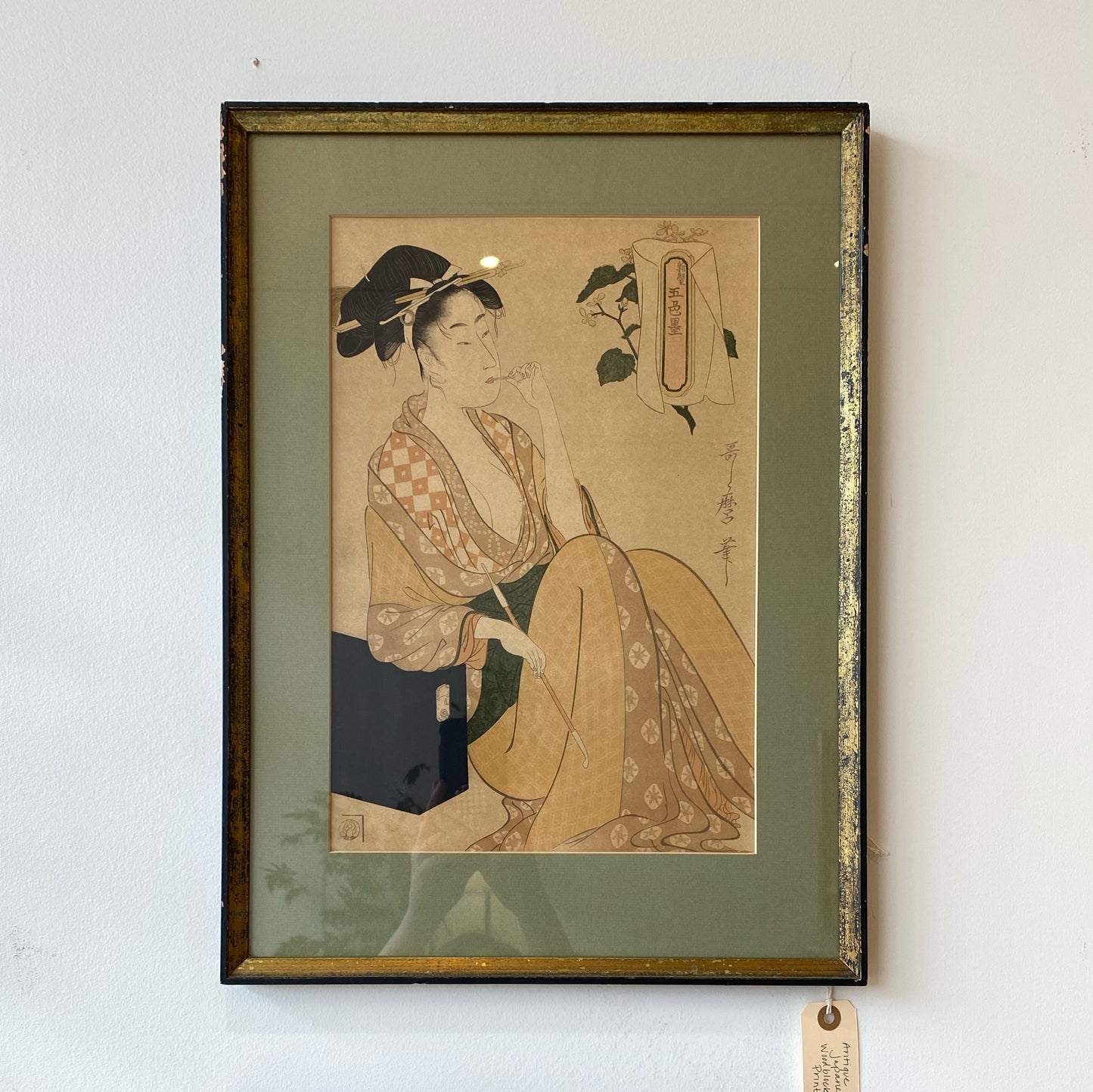 Original Antique Japanese Woodblock Print