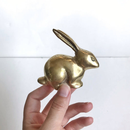 Vintage Brass Rabbit
