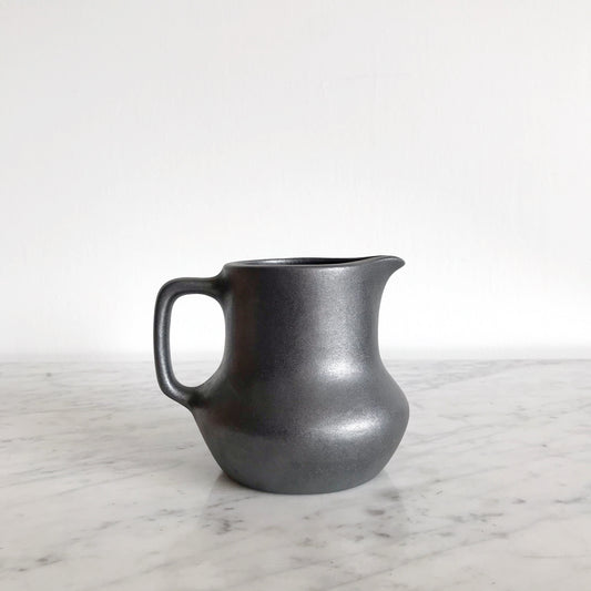 Vintage Ceramic Pitcher, Graphite