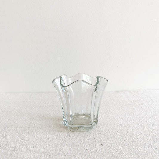 Petite Wavy Glass Vase