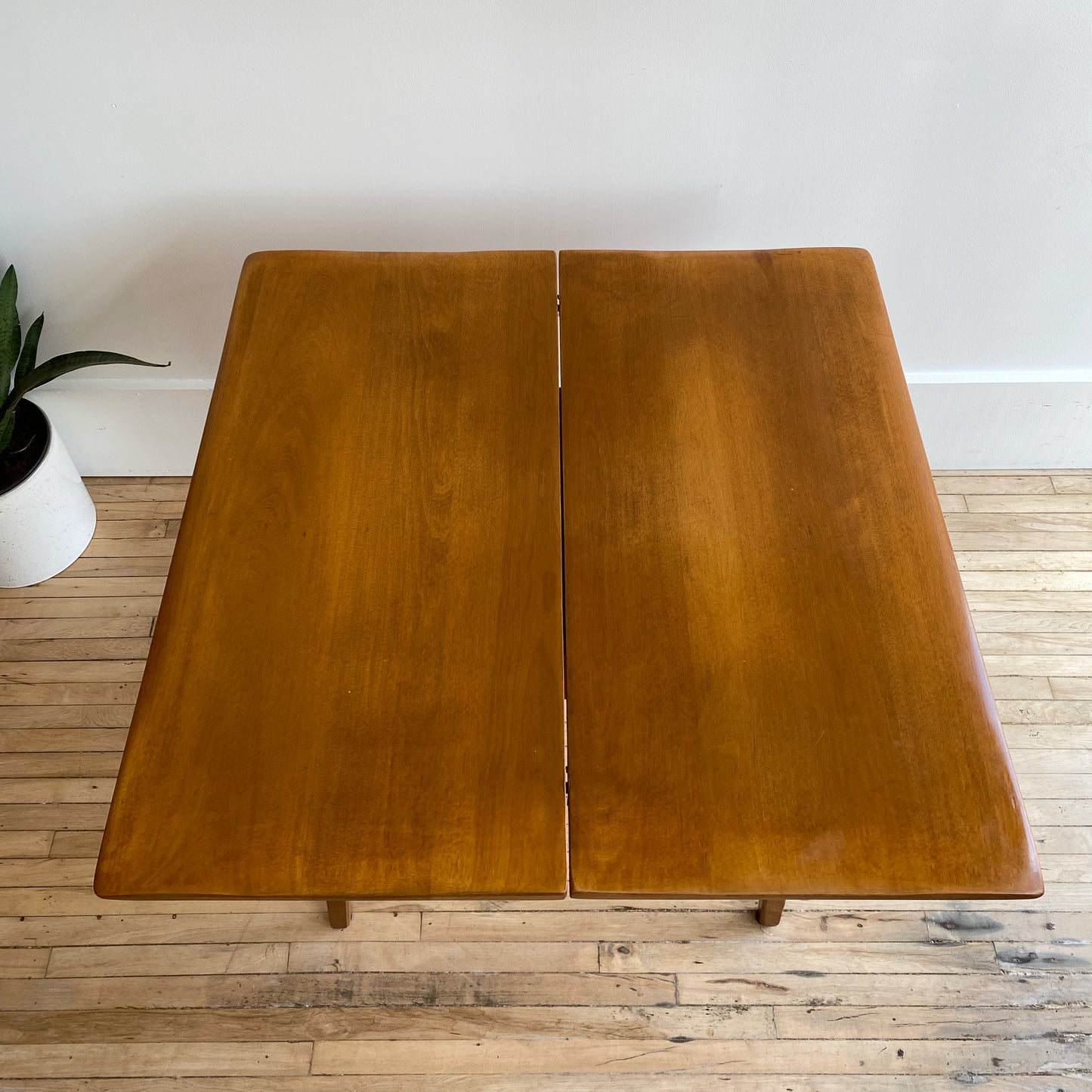 Vintage Folding Maple Game Table